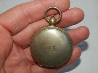Vintage Wwii U.  S.  Military Field Gear Wittnauer Compass
