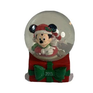 Mickey Mouse Mini Snow Globes,  2.  5 Inch,  2013 Jc Penney 2.  5