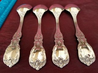 1 Reed & Barton Francis I Sterling Silver Teaspoon Or Dessert Spoon 4 Available