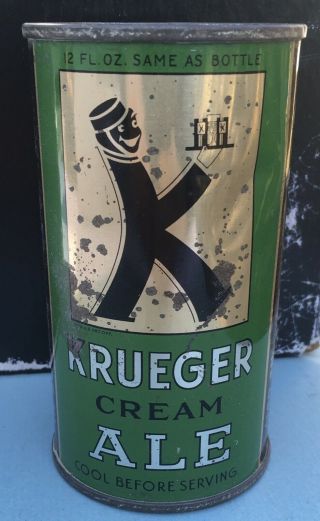 Krueger Cream Ale Oi Flat Top W/ Short Opener