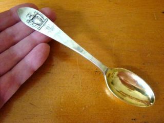 Antique Tiffany & Co.  Sterling Teaspoon,  Arms Of York City,  37.  2 Gram Moore