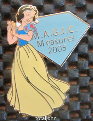 Disney Wdt - M.  A.  G.  I.  C.  Measures 2005 Cast Snow White Pin
