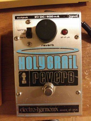 Electro - Harmonix Holy Grail Reverb Effect Pedal Spring Hall Flanger Vintage Echo