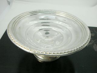 Vintage Empire 65 Sterling Silver Weighted Compote Dish Footed Msb6