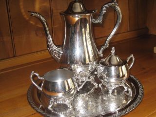 Oneida Vintage Silver Tea Set