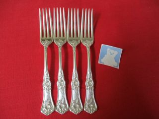 (4) Rogers Oneida Silverplate Dinner Forks,  1906 Grenoble Aka Gloria 10
