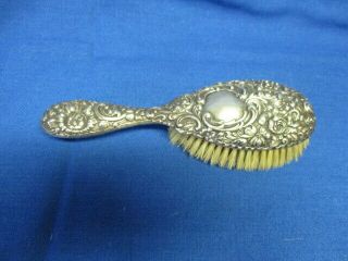 Antique Ornate Sterling Silver Repousse 