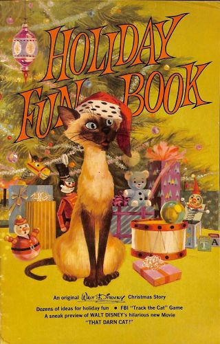 Holiday Fun Book Sneak Preview That Darn Cat Disney Christmas Canada Dry Cpe