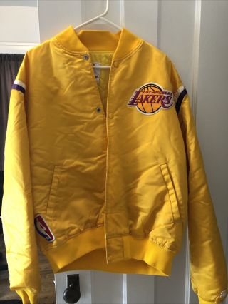 Vintage 90’s La Lakers Starter Jacket Size Xl Extra Large