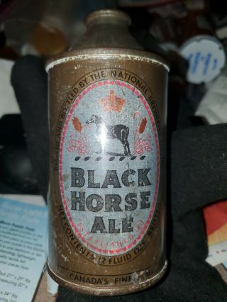 Black Horse Ale,  Cone Top Beer Can