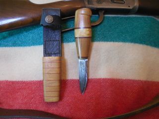 Custom Puukko/hunter Knife Hunting Bushcraft Survival Edc