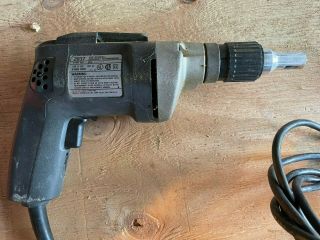 Black N Decker 2037 Drywall Screw Gun Vintage 0 - 4000 Rpm 5.  0 Amp Awesome Tool