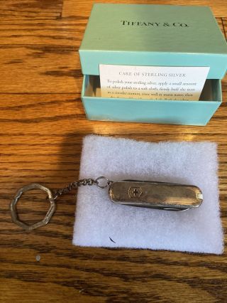 Victorinox Classic SD Swiss Army Knife - Tiffany & Co Sterling Silver 925 750 2