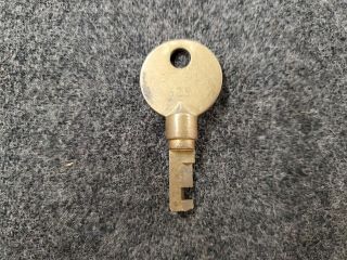 Vintage Sargent & Greenleaf Brass High Security Environmental Padlock Key 2