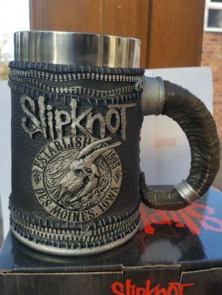 Slipknot Tankard Flaming Goat Logo Officially Licensed By Nemesis Now 15.  2cm Nib