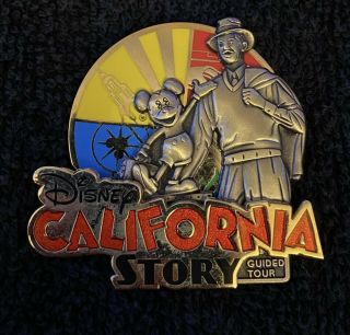 Disney Pin 467,  Disney California Story,  Guided Tour,  Spinner