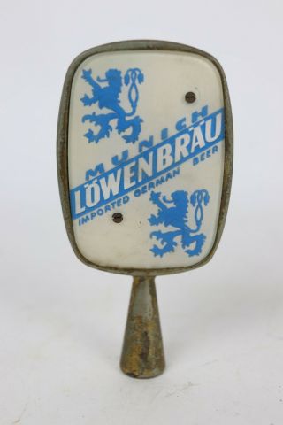 Rare Vintage Munich Lowenbrau Imported German Beer Tap Handle Made In Germany