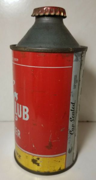 Goetz County Club IRTP Cone Top Beer Can With Cap 2