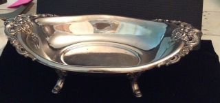 Wallace Baroque By Wallace Large Oval Footed Centerpiece Bowl 16 " X 9 1/2 "