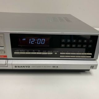 VTG SANYO VCR - 4010 BETACORD VIDEO CASSETTE RECORDER BII/III 2