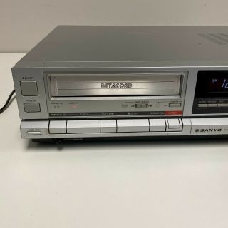 VTG SANYO VCR - 4010 BETACORD VIDEO CASSETTE RECORDER BII/III 3