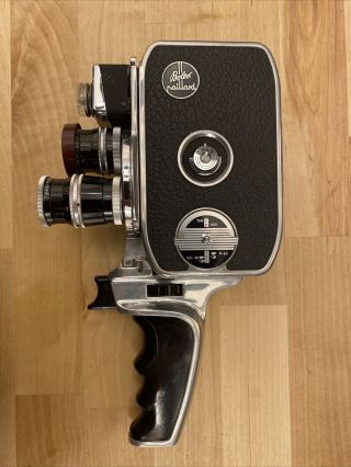 Vintage Bolex Paillard D - 8l 3 - Lens 8mm Movie Camera W/ Orig Case