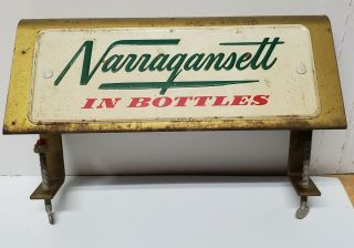 Vintage Narragansett Beer Advertising Metal Display Sign (rare)
