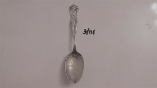 Antique Sterling Denver Indain Chief Souvenir Spoon