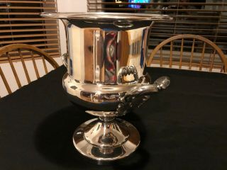 VINTAGE SILVER - PLATE CHAMPAGNE / ICE BUCKET 10 1/2 