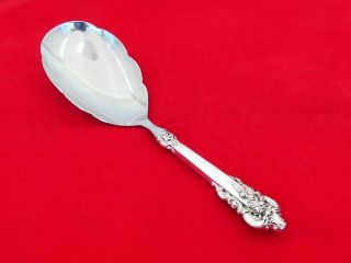 Wallace Sterling Silver Grande Baroque Large Casserole Spoon Vb - 2