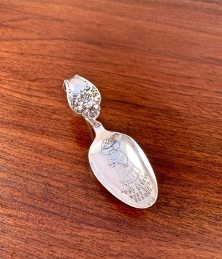Baker - Manchester Sterling Silver Baby Spoon: Lucy Locket Lost Her Pocket No Mono