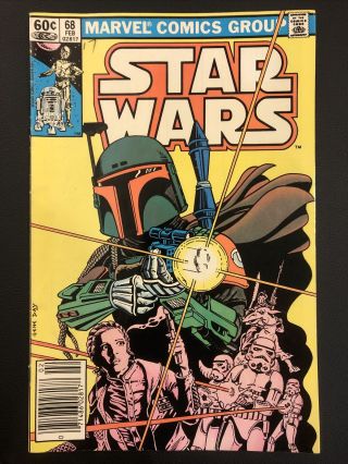 Boba Fett Star Wars Comic Book 68 1982 Mandalorian Vintage