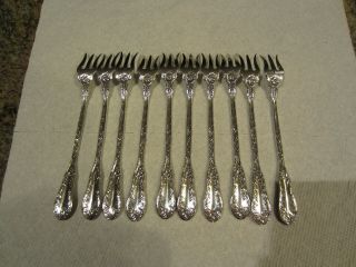 Dominick and Haff No.  10 Sterling Cocktail Forks (Set of 2) (5 3/8 