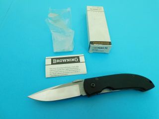 Browning Model 660 Piranha,  Japan,  Pro Drop Point Linerlock Folding Knife