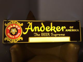 Pabst Andeker Beer Light