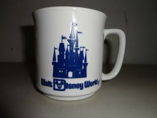 Vintage Walt Disney World Coffee Mug Cup Castle