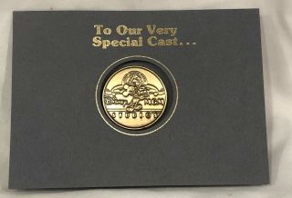 Vintage 1989 Disney Mgm Studios Le Cast Member Grand Opening Commemorative Coin