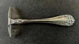 Antique Sterling Silver Roses Floral Rose Baby Food Pusher 1899 R Wallace & Sons