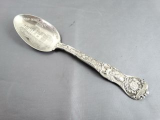 Heavy Sterling Silver Kansas City Missouri Souvenir Spoon No Monogram