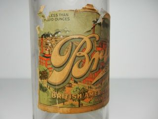 c.  1918 British Special beer bottle British American Brewing Co.  Windsor,  Ontario 2