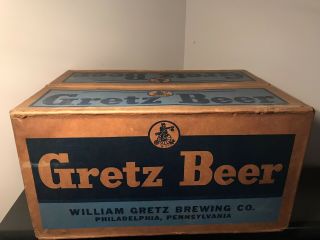 Gretz 16 Oz Beer Case 1955
