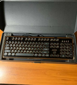 Azio Mk Retro 03 Mechanical Keyboard M/n Mk - Retro - 03 Classic Vintage