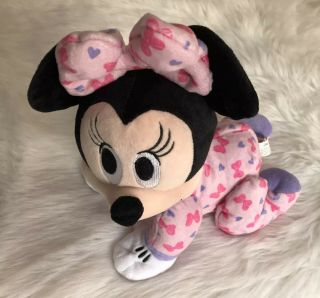 Disney Crawling Talking Baby Minnie Mouse Pink Hearts Perfect Kcp