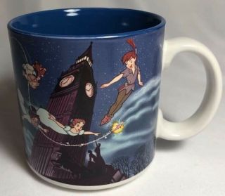 Vintage Peter Pan By Walt Disney Classic Coffee Mug Made In Japan Tinkerbell
