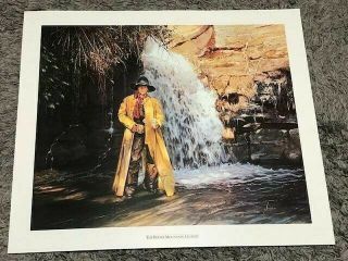 The Rocky Mountain Legend Coors Beer Western Cowgirl Print Poster Gordon Snidow