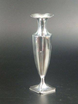 Art Nouveau Silver Plated Vase By Mappin And Webb Ltd