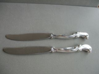 Waltz Of Spring By Wallace Sterling Silver Knife 8 7/8 Inches Set Of 2