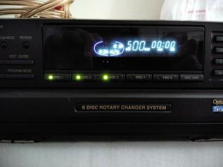 Vtg Rare Technics Sl - Pd8 5 - Disc Cd Compact Disc Changer Player