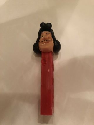 Vintage 1960’s Pez Candy Dispenser Captain Hook From Peter Pan
