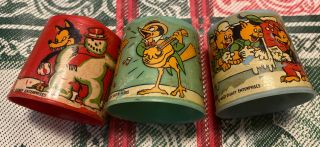 Disney Noma Christmas Bell Light Covers Set Of 3 Vintage